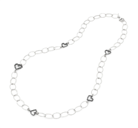 Collana Giovanni Raspini Donna Cuori in Argento 12611